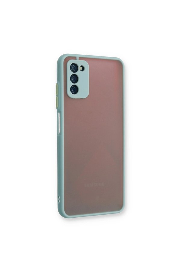 Evimdeyokyok Samsung Galaxy A03S Kılıf Montreal Silikon Kapak - Turkuaz