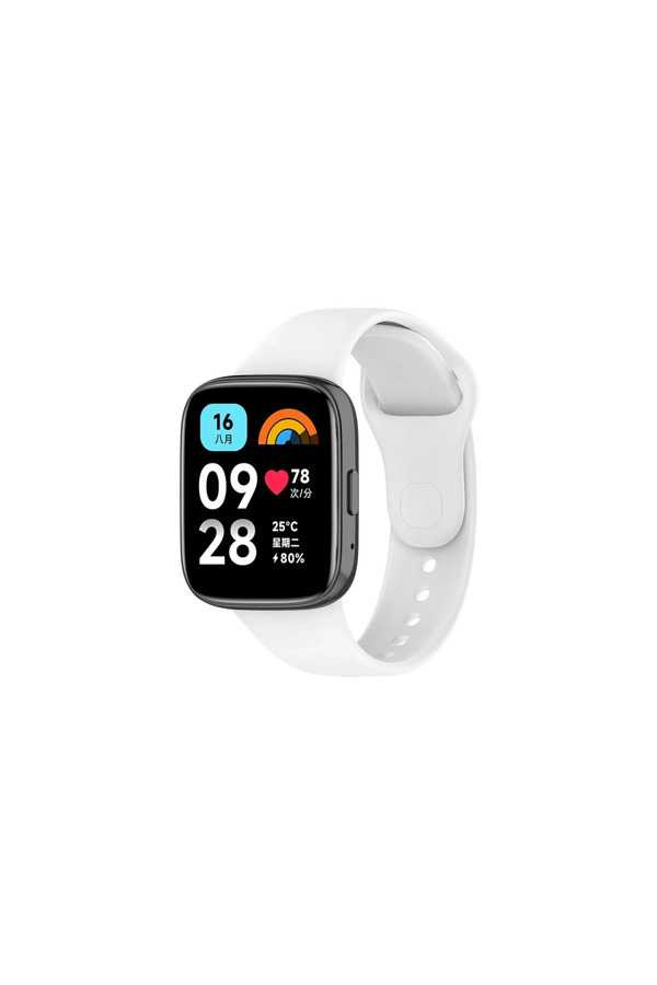 Evi̇mdeyokyok Xi̇aomi̇ Redmi̇ Watch 3 Acti̇ve Klasi̇k Kordon - Beyaz