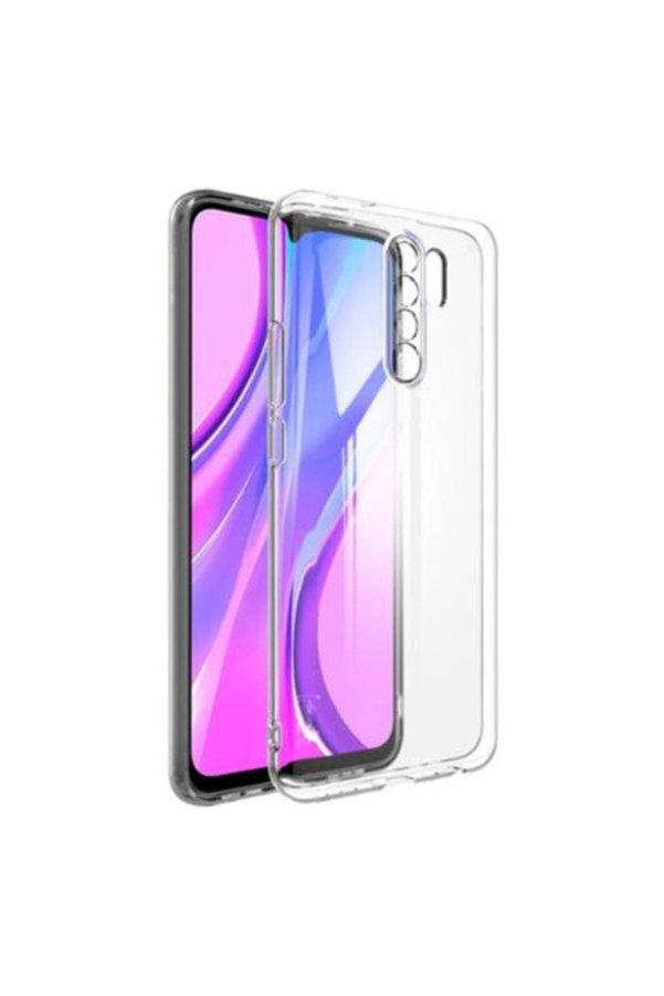Evimdeyokyok Xiaomi Redmi 9 Kılıf Lüx Şeffaf Silikon - Şeffaf