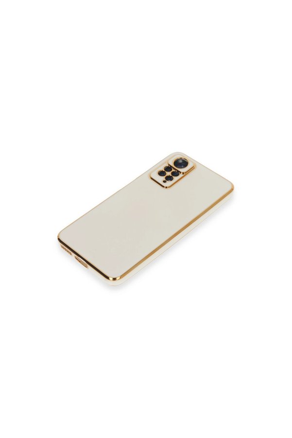 Evimdeyokyok Xiaomi Redmi Note 12 Pro 4G Kılıf Volet Silikon - Beyaz