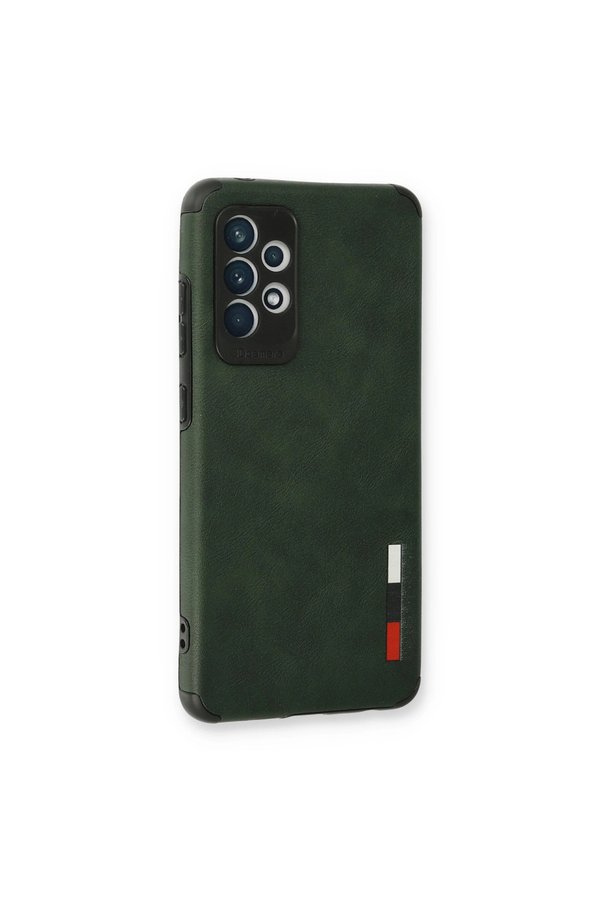 Evimdeyokyok Samsung Galaxy A73 5G Kılıf Loop Deri Silikon - Yeşil