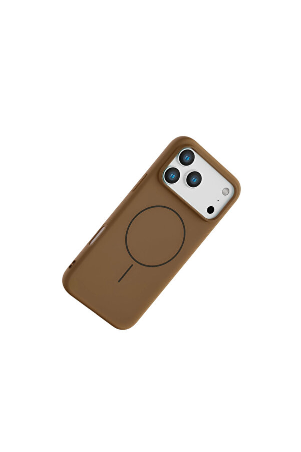 Evi̇mdeyokyok Joko Apple İphone 17 Pro Max Jully Magsafe Kapak - Kahverengi̇
