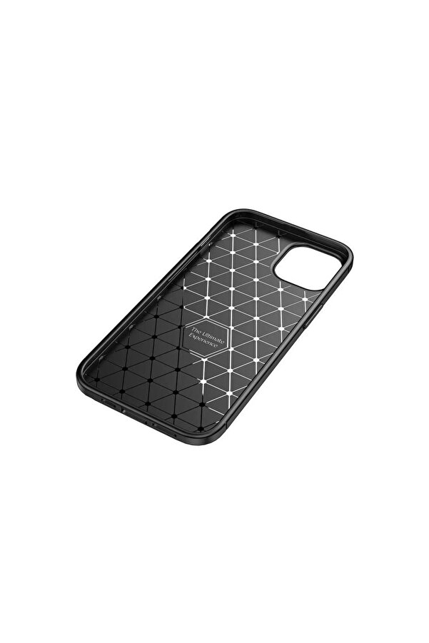 Evi̇mdeyokyok Apple İphone 14 Kılıf Auto Focus Karbon Kapak - Si̇yah