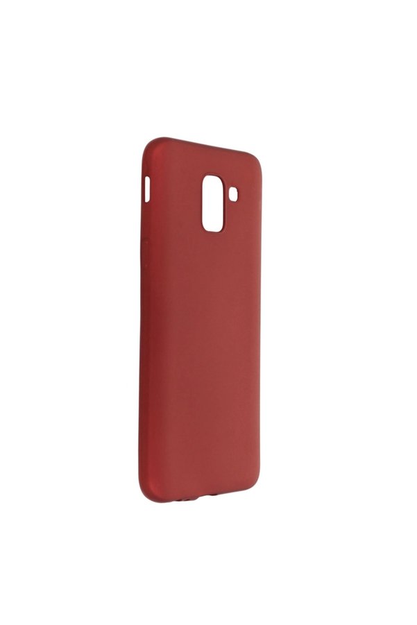 Evimdeyokyok Samsung Galaxy J6 Kılıf First Silikon - Bordo