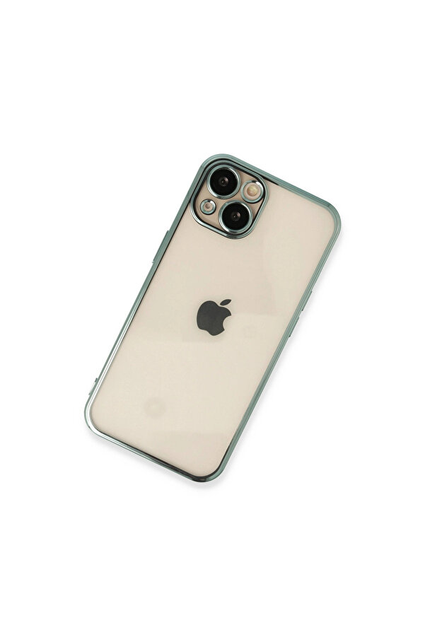 Evi̇mdeyokyok Apple İphone 14 Kılıf Razer Lensli̇ Si̇li̇kon - Yeşi̇l