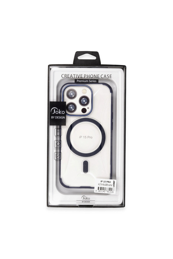 Evi̇mdeyokyok Joko Apple İphone 15 Pro Max Hi̇lton Magsafe Kapak - Ti̇tan Gri̇