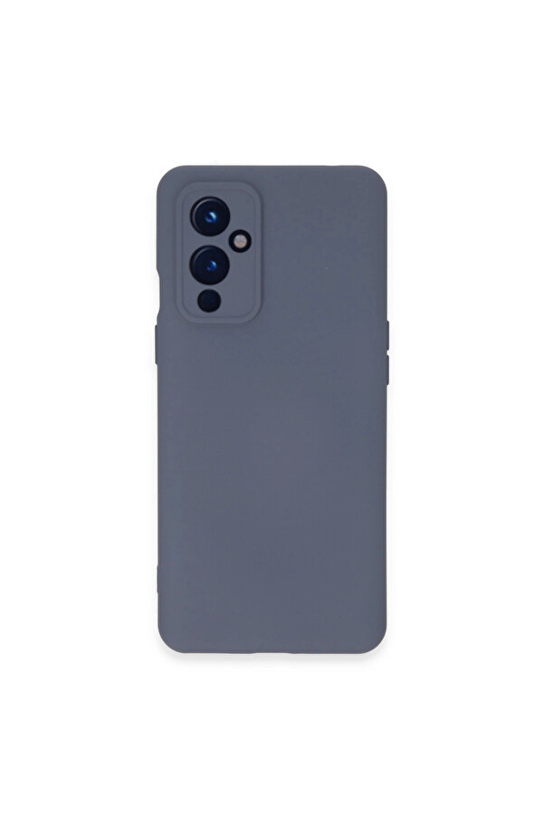 Evi̇mdeyokyok One Plus 9 Kılıf Nano İçi̇ Kadi̇fe Si̇li̇kon - Gri̇