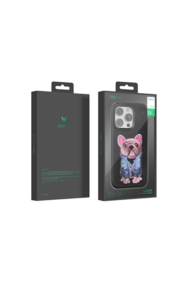 Evi̇mdeyokyok Venco Apple İphone 14 Pro Max Cute Desenli̇ Kapak - Si̇yah