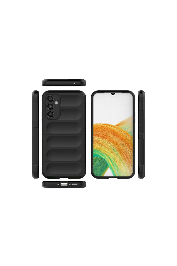 Evi̇mdeyokyok Samsung Galaxy A25 5G Kılıf Opti̇mum Si̇li̇kon - Si̇yah