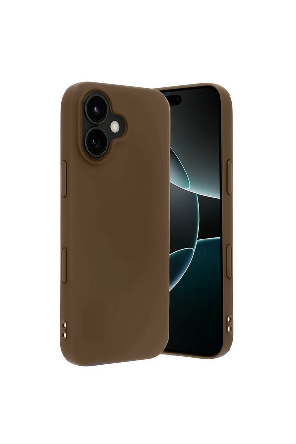 Evimdeyokyok Apple İphone 17 First Silikon - Kahverengi