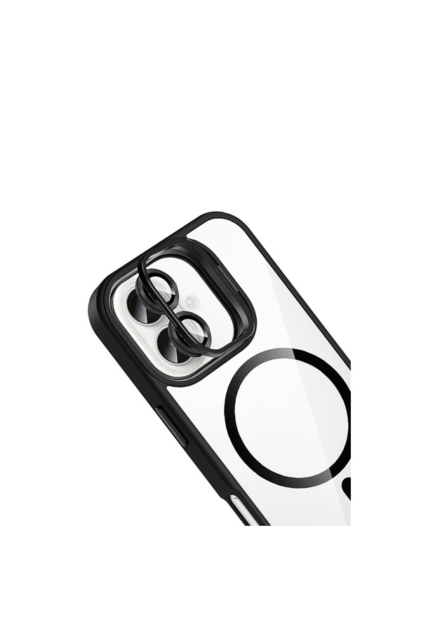 Evi̇mdeyokyok Joko Apple İphone 17 Remi̇m Lensli̇ Magsafe Standlı Kapak - Si̇yah