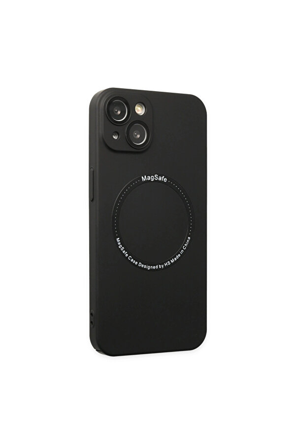 Evi̇mdeyokyok Apple İphone 14 Plus Kılıf Jack Magneti̇csafe Lens Si̇li̇kon - Si̇yah
