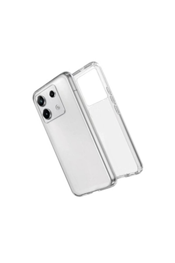 Evi̇mdeyokyok Xi̇aomi̇ Redmi̇ Note 13 Pro 4G Kılıf Lüx Şeffaf Si̇li̇kon