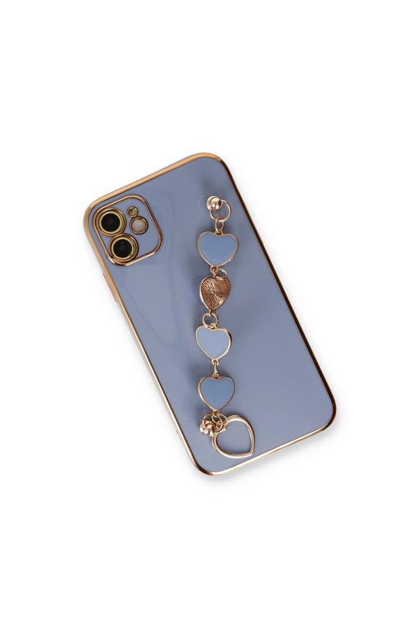 Evimdeyokyok Apple İphone 12 Kılıf Esila Silikon - Gri