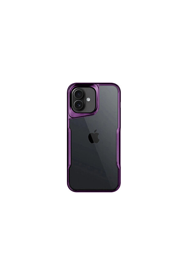 Evi̇mdeyokyok Apple İphone 16 Kılıf Boyi̇ Si̇li̇kon Kapak - Deri̇n Mor