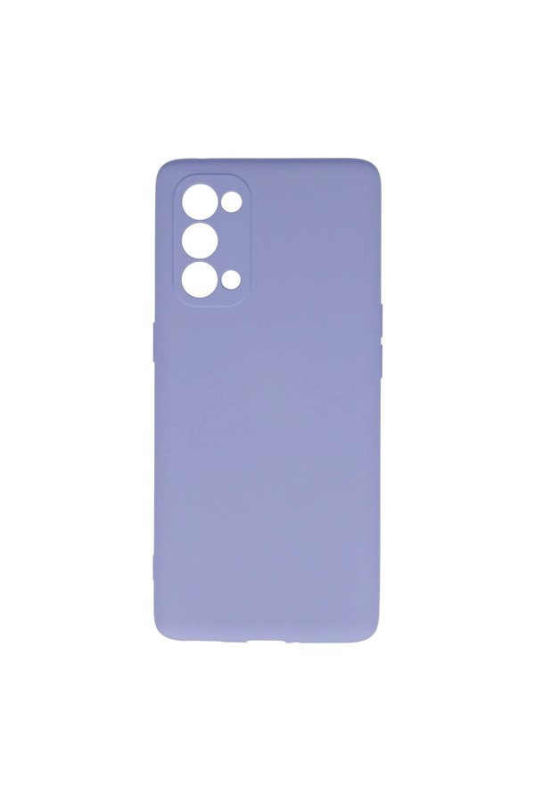Evi̇mdeyokyok Oppo Reno 5 Pro Kılıf Nano İçi̇ Kadi̇fe Si̇li̇kon - Li̇la