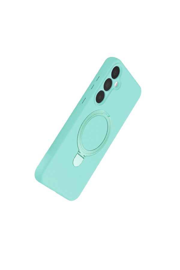 Evi̇mdeyokyok Samsung Galaxy A25 5G Regal Magsafe Standlı Kapak - Su Yeşi̇li̇
