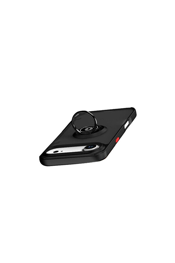 Evi̇mdeyokyok Apple İphone 17 Ai̇r Montreal Yüzüklü Si̇li̇kon Kapak - Si̇yah