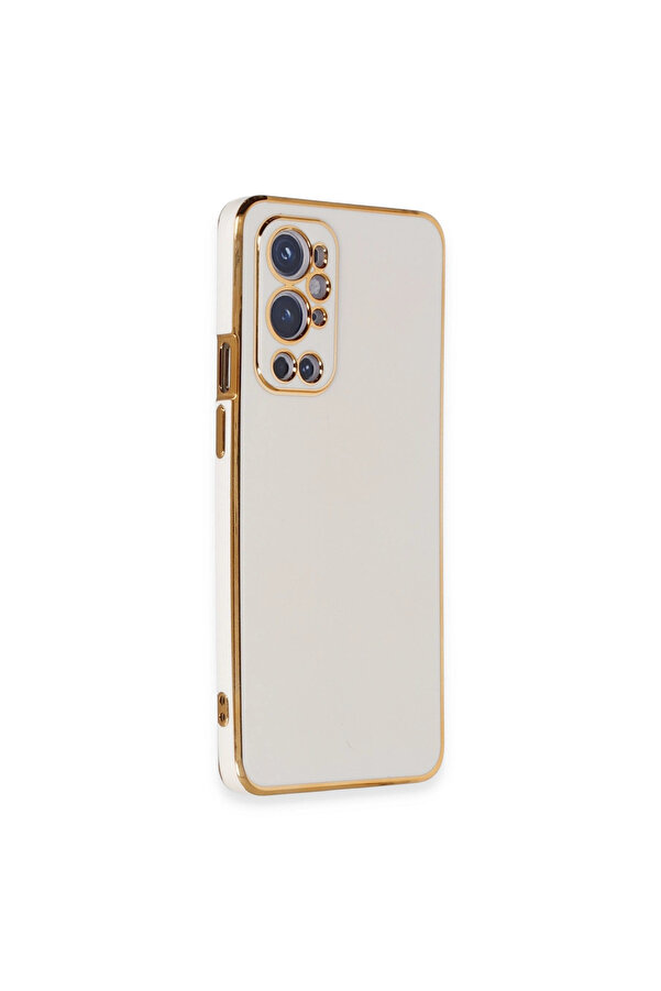 Evi̇mdeyokyok One Plus 9 Pro Kılıf Volet Si̇li̇kon - Beyaz