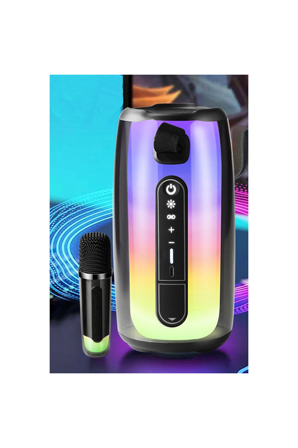 Evi̇mdeyokyok Pluse 7 Mi̇krofonlu Rgb Kablosuz Hoparlör - Beyaz