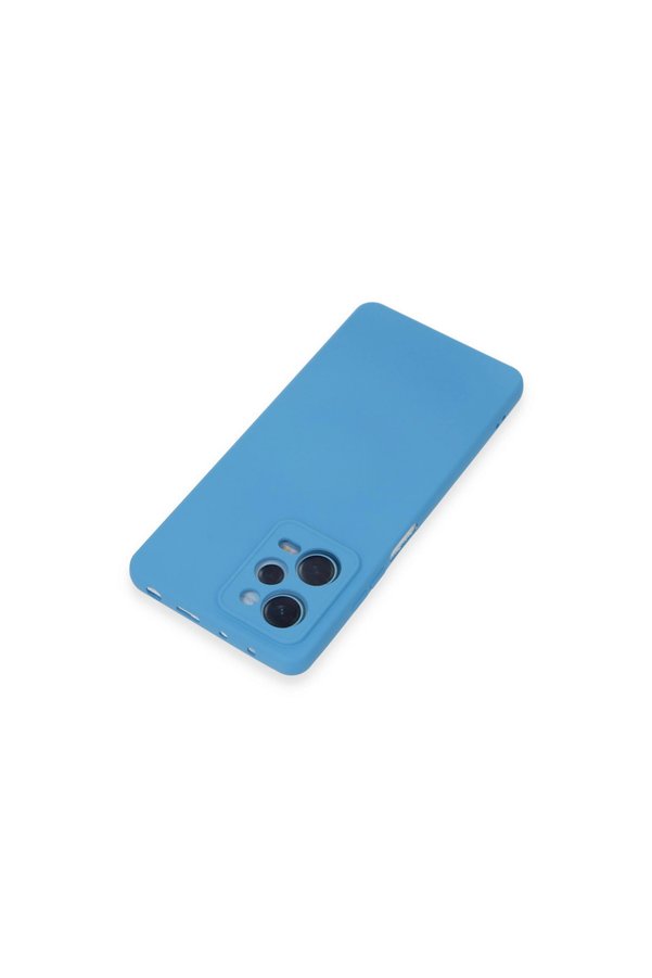 Evimdeyokyok Xiaomi Redmi Note 12 Pro 5G Kılıf Nano İçi Kadife Silikon - Mavi