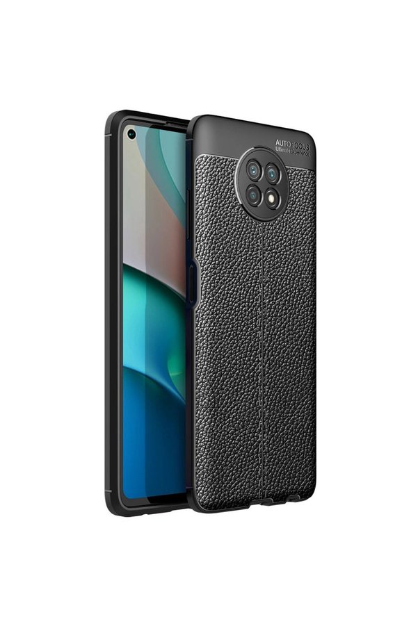 Evimdeyokyok Xiaomi Redmi Note 9 5G Kılıf Auto Focus Kapak - Siyah