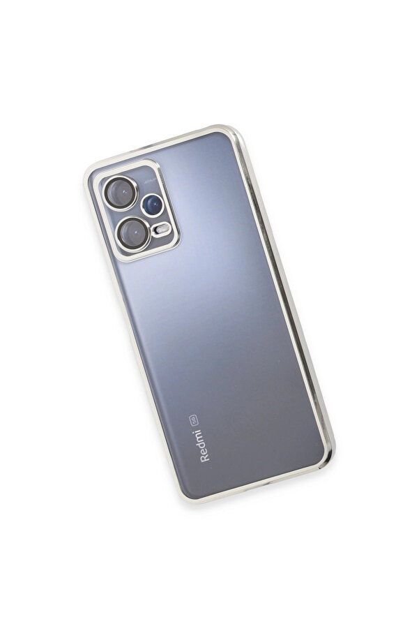 Evi̇mdeyokyok Xi̇aomi̇ Redmi̇ Note 12 5G Kılıf Razer Lensli̇ Si̇li̇kon - Gümüş