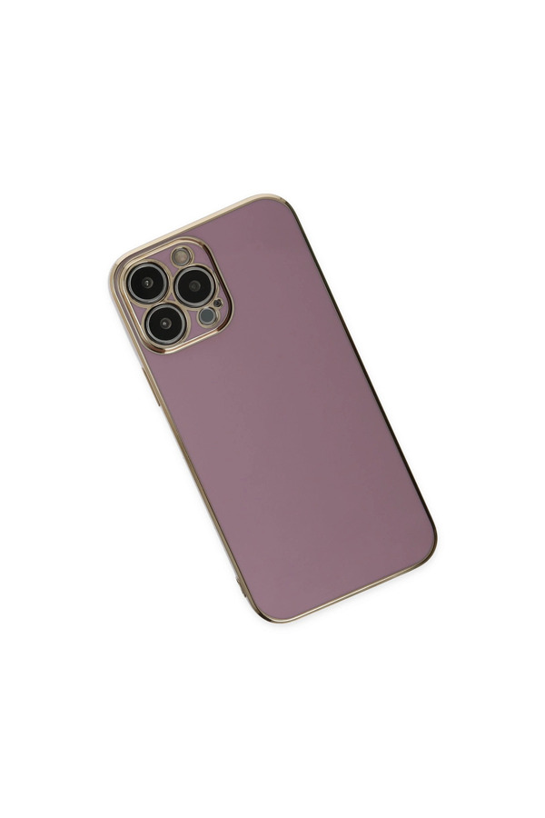 Evi̇mdeyokyok Apple İphone 14 Pro Max Kılıf Volet Si̇li̇kon - Mor