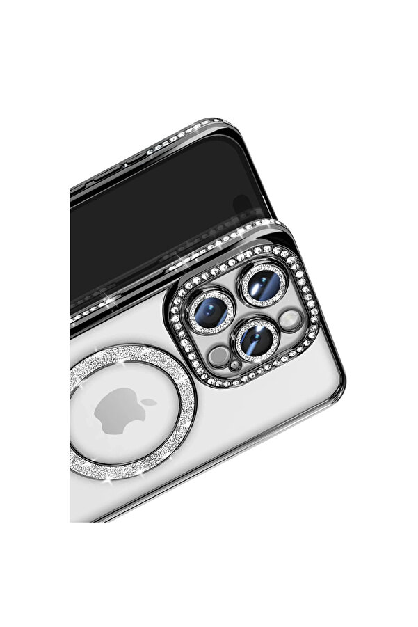 Evi̇mdeyokyok Apple İphone 16 Pro Max Kılıf Joke Si̇mli̇ Magneti̇csafe Kılıf - Si̇yah
