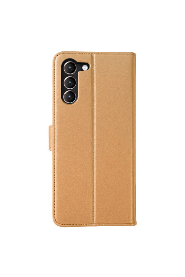 Evimdeyokyok Samsung Galaxy S23 Plus Trend S Plus Kapaklı Kılıf - Gold