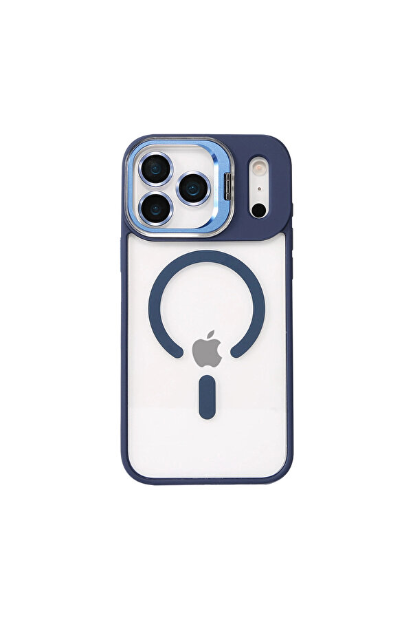 Evi̇mdeyokyok Joko Apple İphone 17 Pro Max Remi̇m Lensli̇ Magsafe Standlı Kapak - Laci̇vert