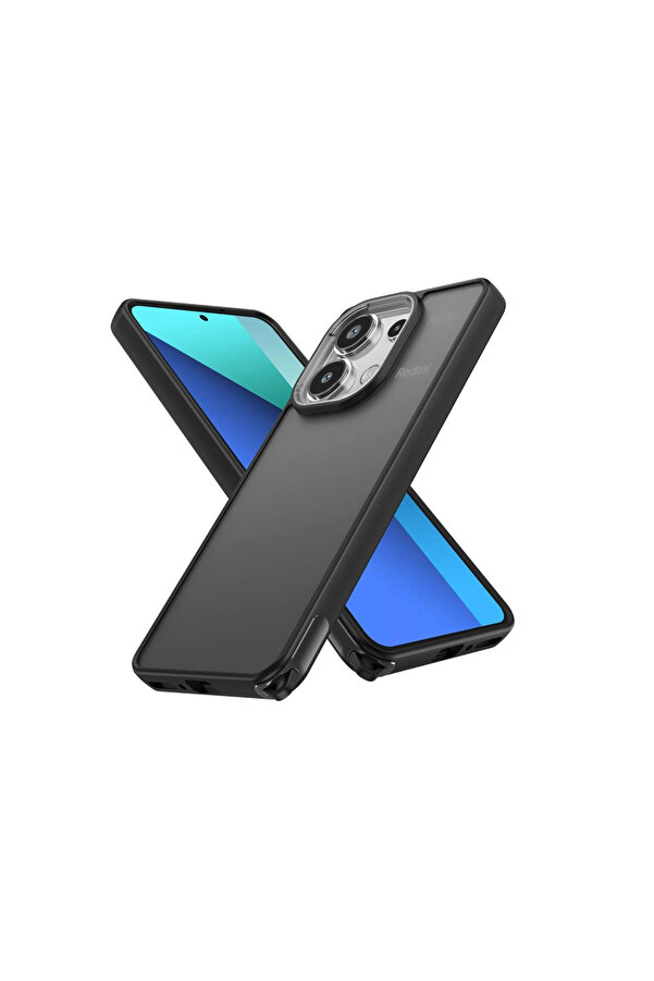 Evi̇mdeyokyok Xi̇aomi̇ Redmi̇ Note 13 4G Kılıf Elegant Kapak - Si̇yah