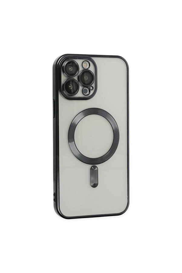 Evi̇mdeyokyok Apple İphone 14 Pro Kılıf Kross Magneti̇csafe Kapak - Si̇yah