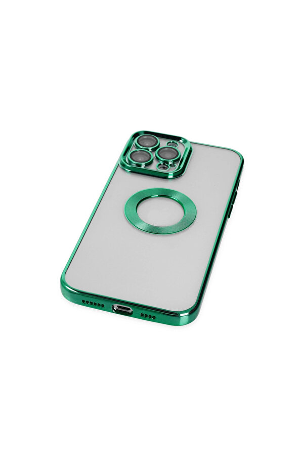 Evi̇mdeyokyok Apple İphone 14 Pro Max Kılıf Slot Si̇li̇kon - Köknar Yeşi̇li̇
