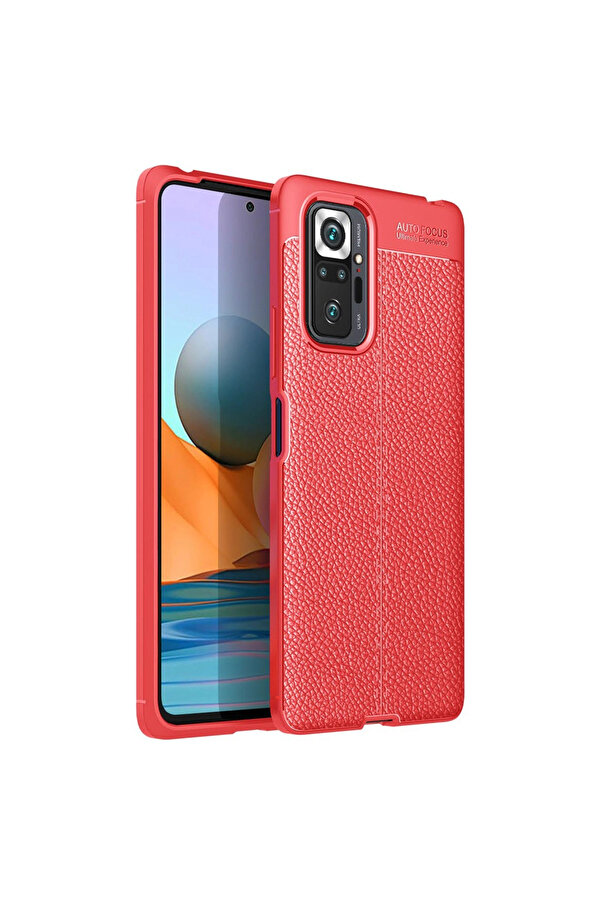 Evi̇mdeyokyok Xi̇aomi̇ Redmi̇ Note 10 Pro Kılıf Auto Focus Kapak - Kırmızı