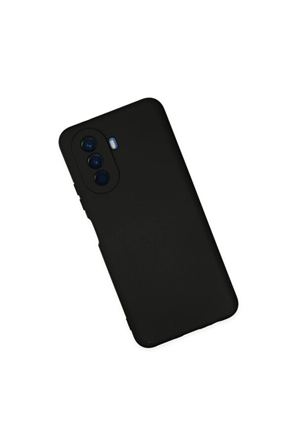 Evi̇mdeyokyok Huawei̇ Nova Y70 Kılıf Nano İçi̇ Kadi̇fe Si̇li̇kon - Si̇yah