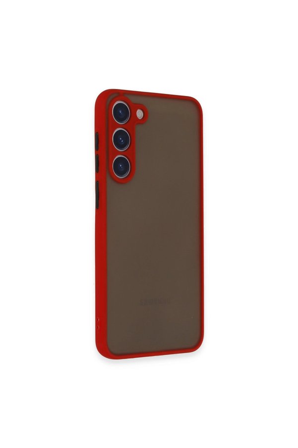 Evimdeyokyok Samsung Galaxy S23 Plus Kılıf Montreal Silikon Kapak - Kırmızı