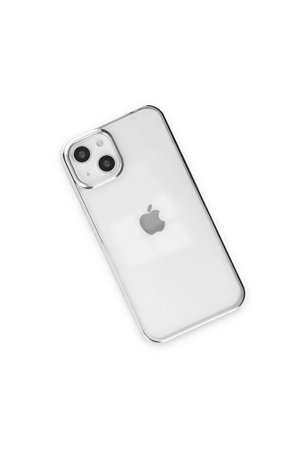 Evi̇mdeyokyok Apple İphone 14 Plus Kılıf Element Si̇li̇kon - Gümüş