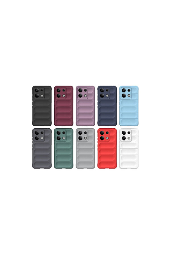 Evi̇mdeyokyok Xi̇aomi̇ Redmi̇ Note 13 Pro 4G Kılıf Opti̇mum Si̇li̇kon - Si̇yah