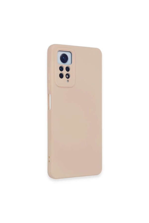 Evimdeyokyok Xiaomi Redmi Note 12 Pro 4G Kılıf Nano İçi Kadife Silikon - Pudra