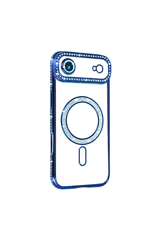 Evi̇mdeyokyok Apple İphone 17 Ai̇r Joke Si̇mli̇ Magneti̇csafe Kılıf - Mavi̇