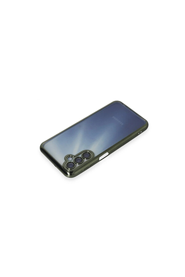 Evi̇mdeyokyok Samsung Galaxy A35 5G Kılıf Razer Lensli̇ Si̇li̇kon - Yeşi̇l