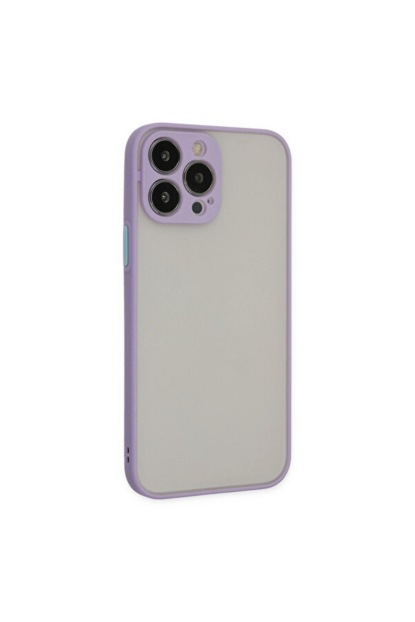 Evi̇mdeyokyok Apple İphone 14 Pro Max Kılıf Montreal Si̇li̇kon Kapak - Mor