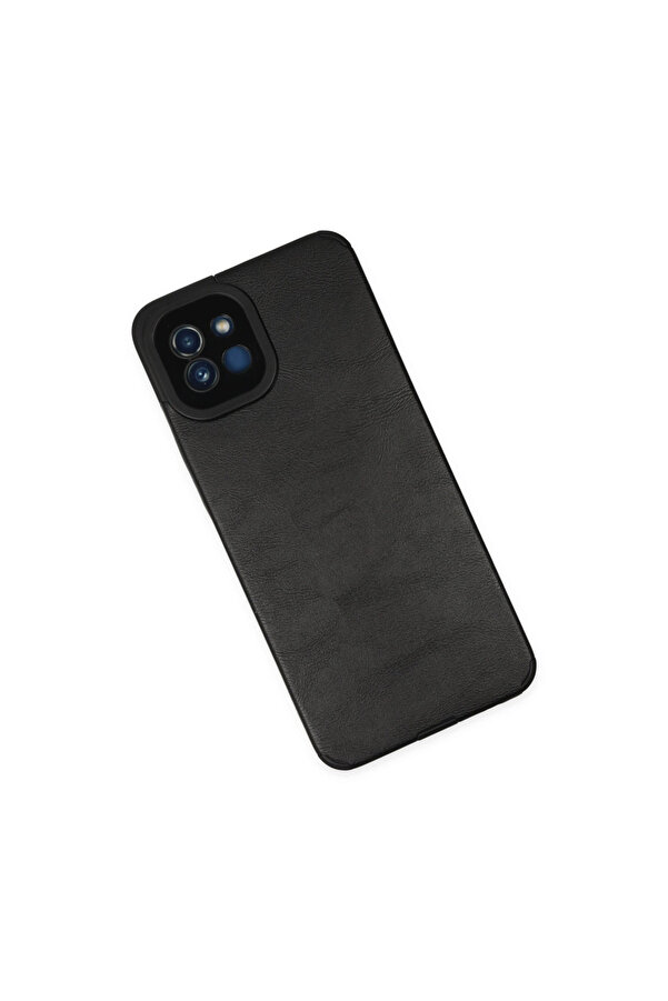 Evi̇mdeyokyok Samsung Galaxy A03 Kılıf Loop Deri̇ Si̇li̇kon - Si̇yah