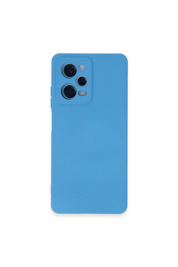 Evimdeyokyok Xiaomi Redmi Note 12 Pro 5G Kılıf Nano İçi Kadife Silikon - Mavi