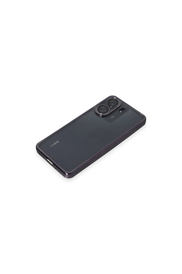 Evi̇mdeyokyok Xi̇aomi̇ Redmi̇ 13C Kılıf Razer Lensli̇ Si̇li̇kon - Mor