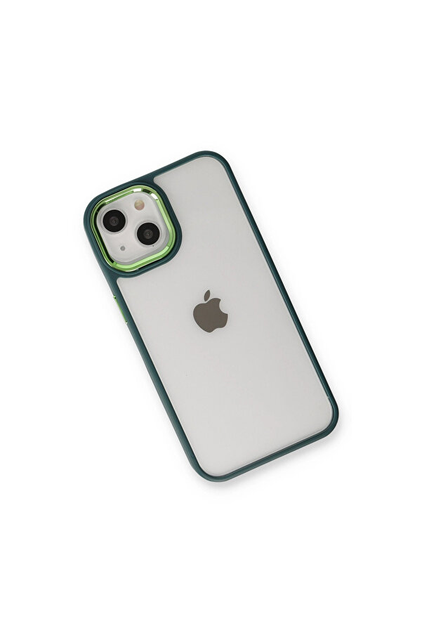 Evi̇mdeyokyok Apple İphone 14 Plus Kılıf Dora Kapak - Haki̇ Yeşi̇l