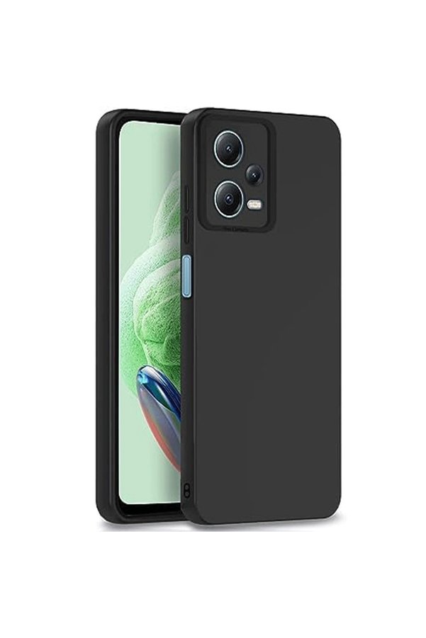 Evimdeyokyok Xiaomi Redmi Note 12 Pro 5G Kılıf Nano İçi Kadife Silikon - Siyah