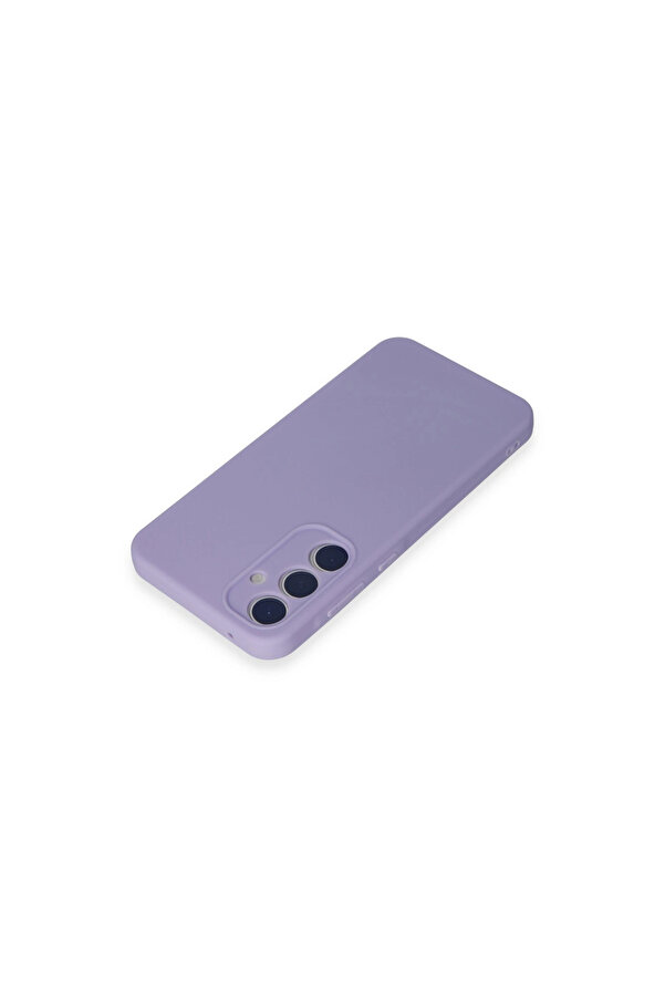 Evi̇mdeyokyok Samsung Galaxy A35 5G Kılıf Fi̇rst Si̇li̇kon - Li̇la