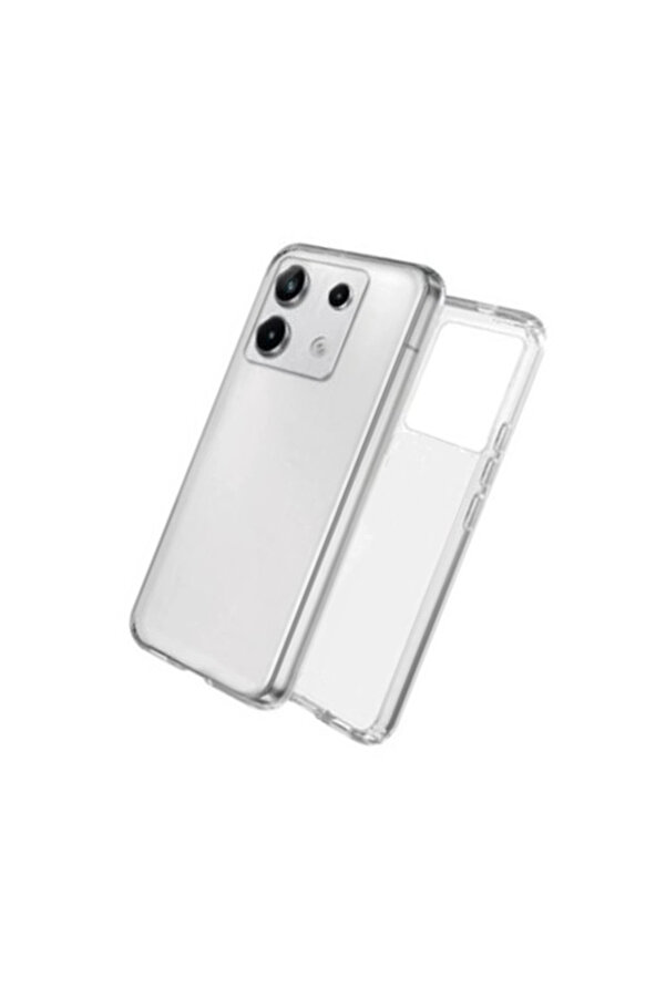 Evi̇mdeyokyok Xi̇aomi̇ Redmi̇ Note 13 Pro 4G Kılıf Lüx Şeffaf Si̇li̇kon